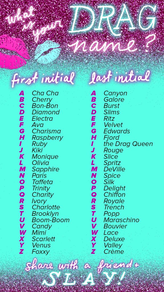 Drag Name Generator: Unleash Your Fabulous Alter Ego