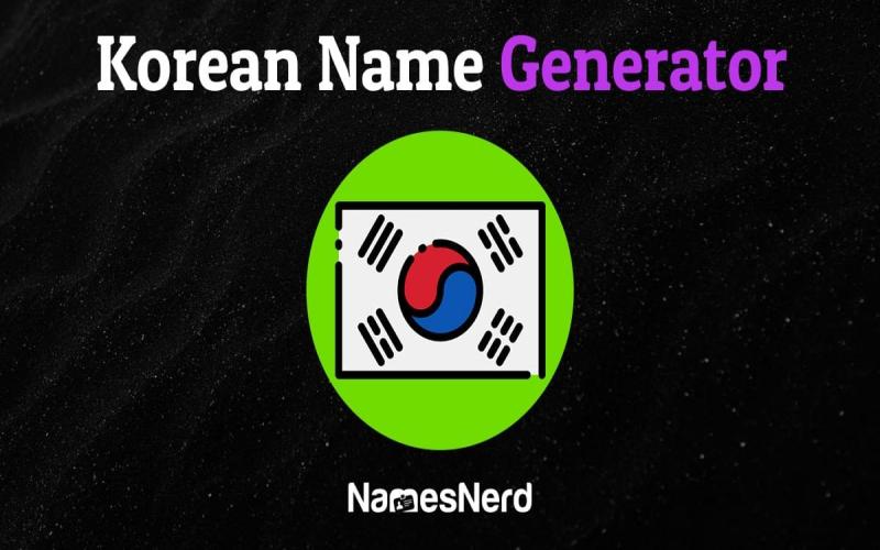 Korean Name Generator