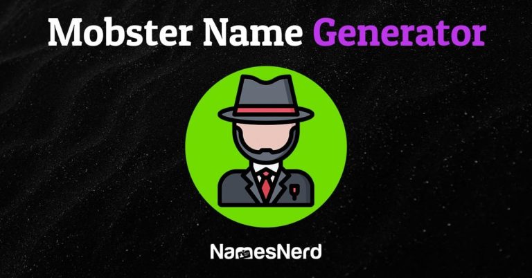 Mobster Name Generator
